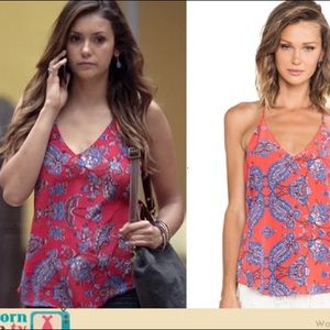 ASO Elena Gilbert Rory beca floral tank top